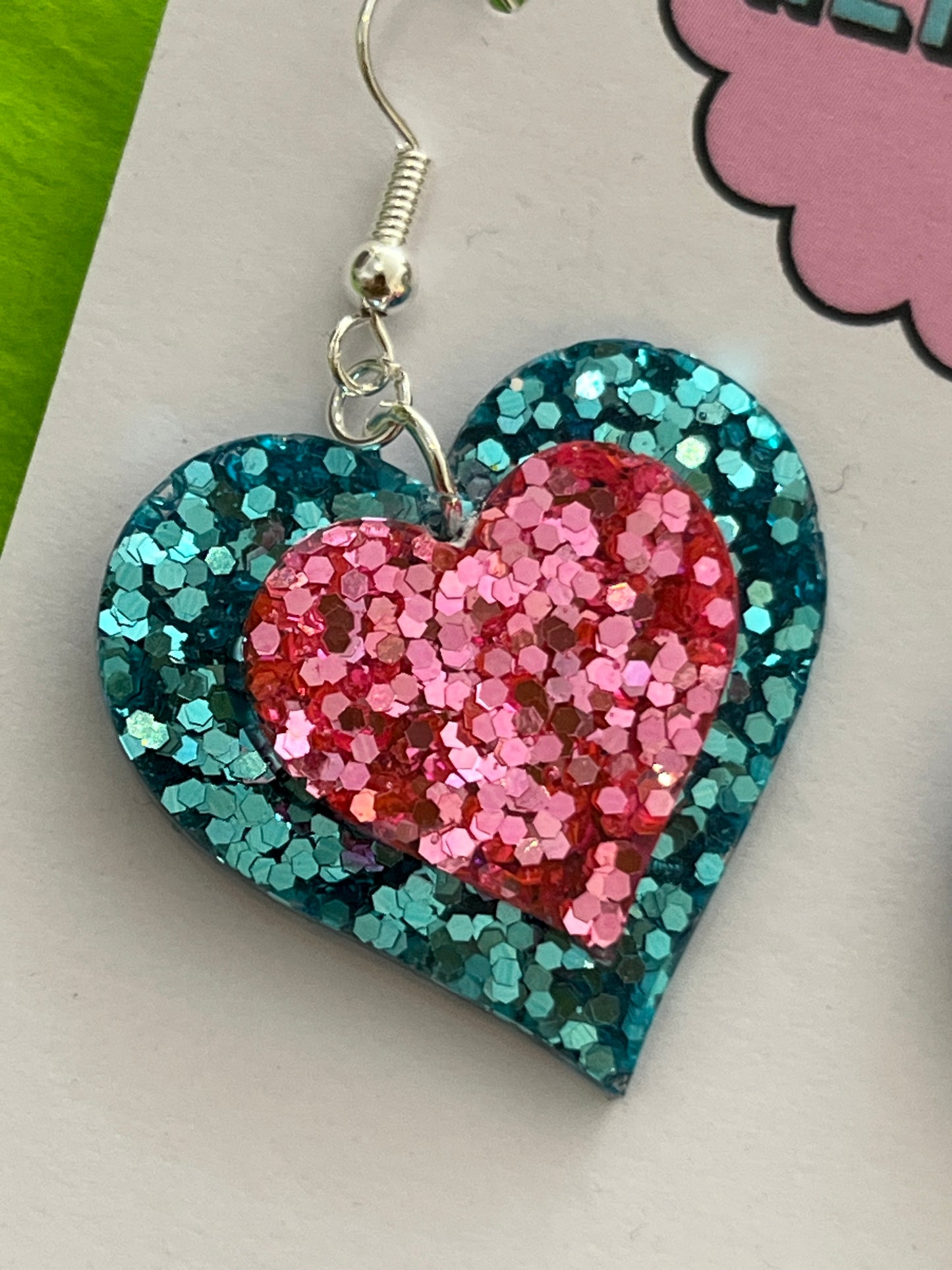 Heart Earrings by Heather Filby