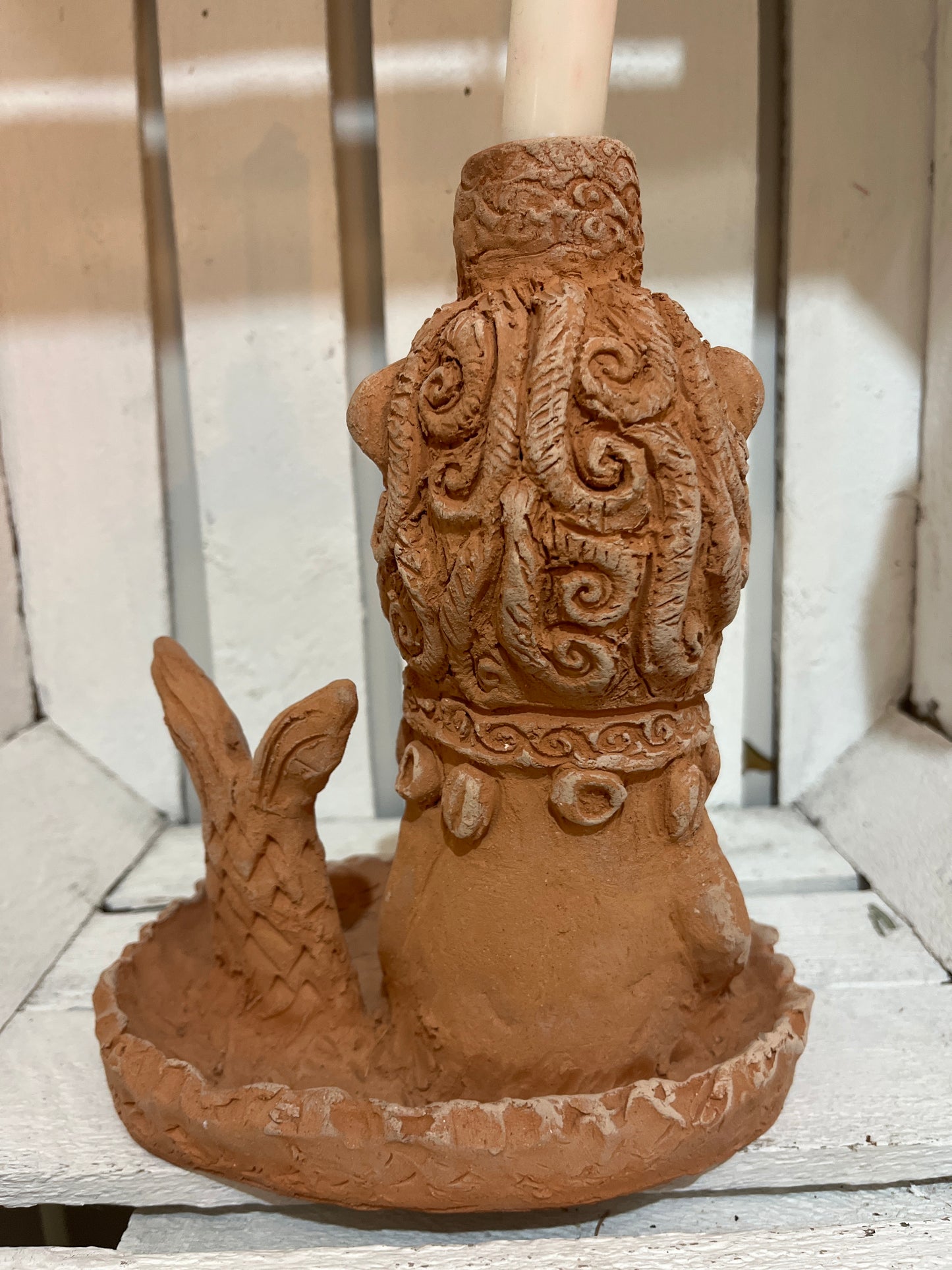 Terracotta Mermaid by Jane Tyler