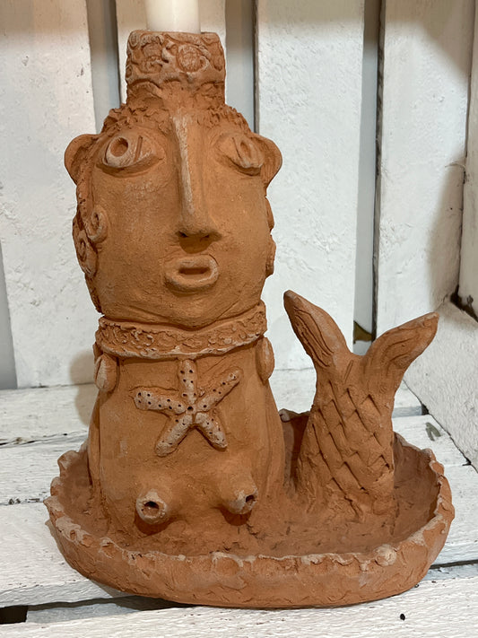 Terracotta Mermaid by Jane Tyler