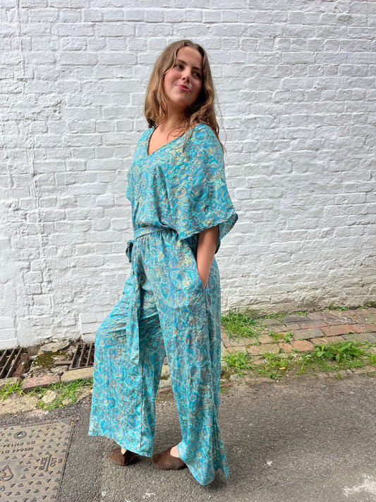 Floaty V-Neck Jumpsuit