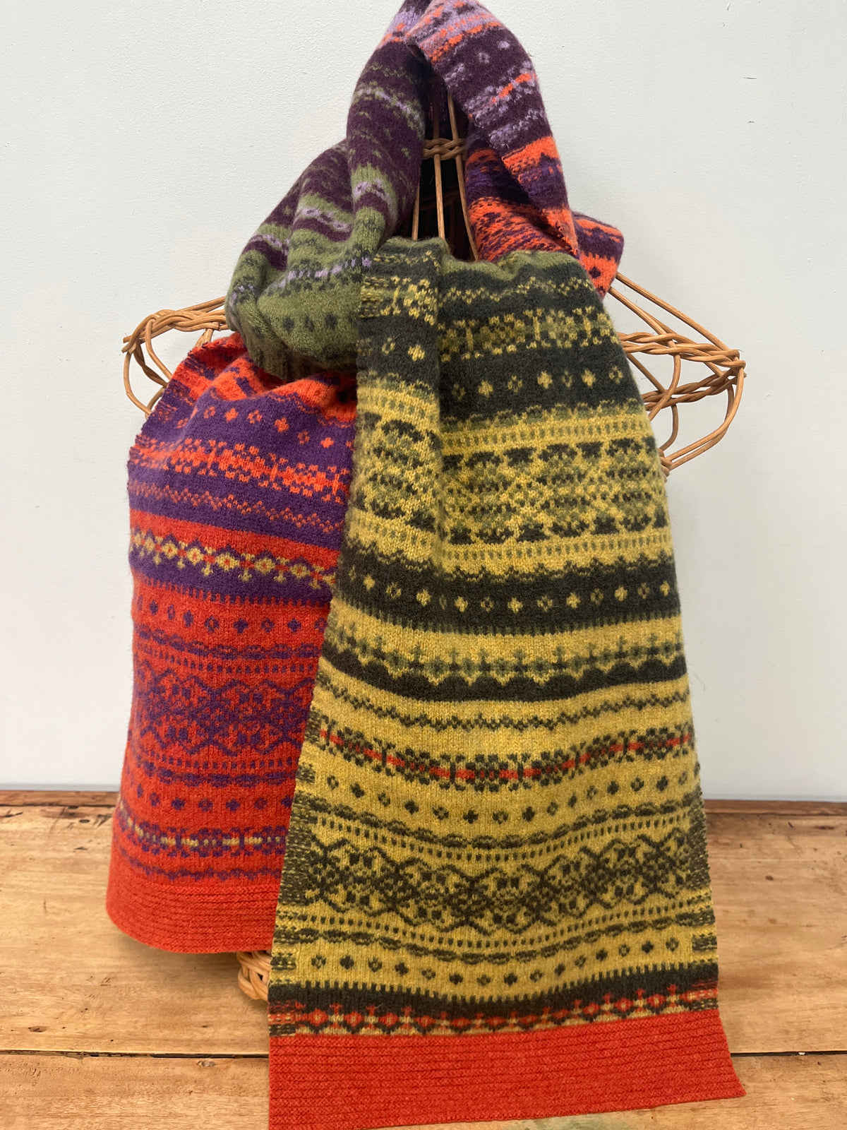 Eribé Fairisle Scarf Copperland