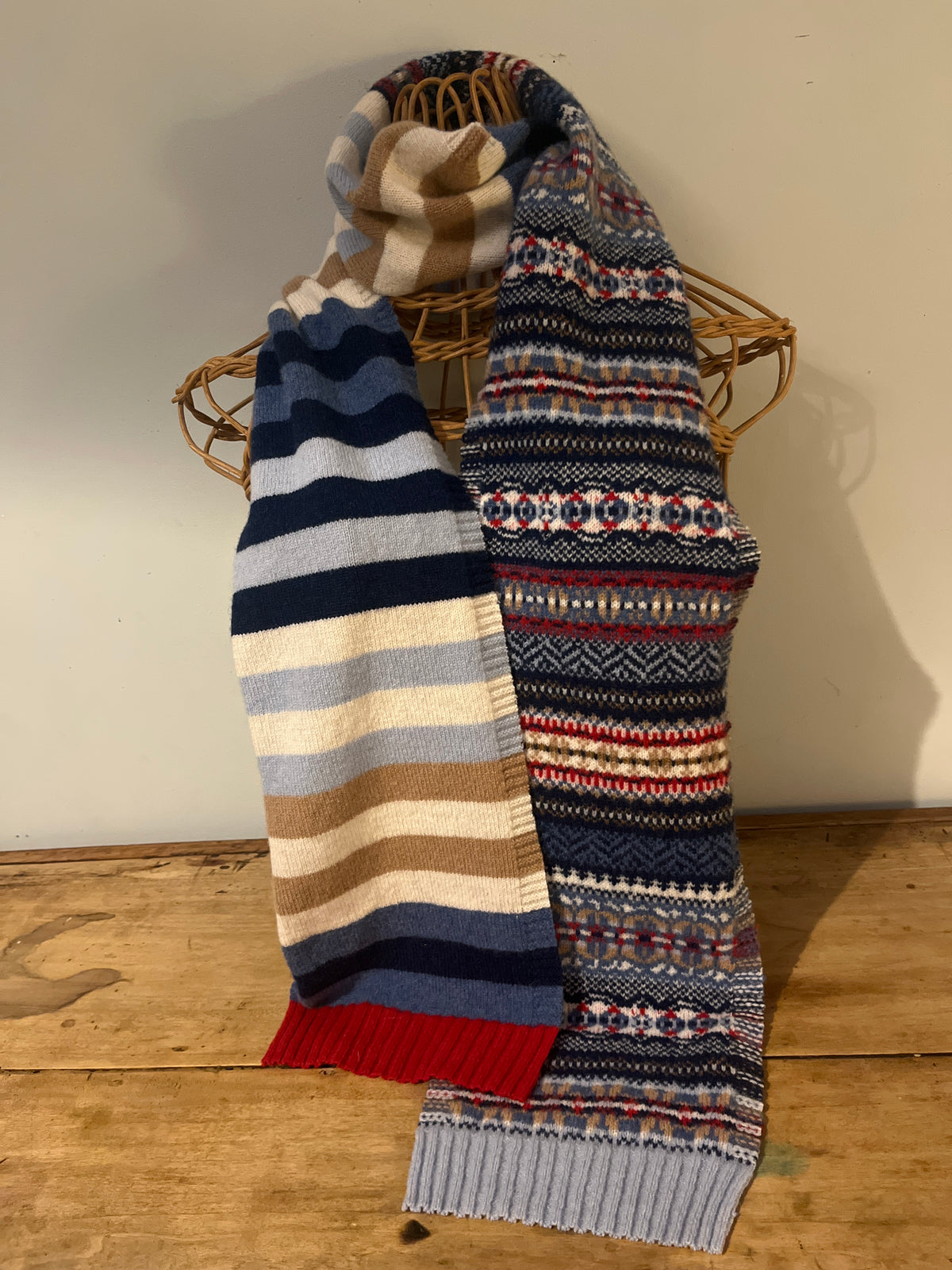 Eribé Stobo Scarf Navy- Reflection