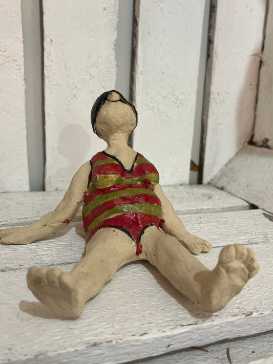 Sitting Swimmer by Helen Jewsbury