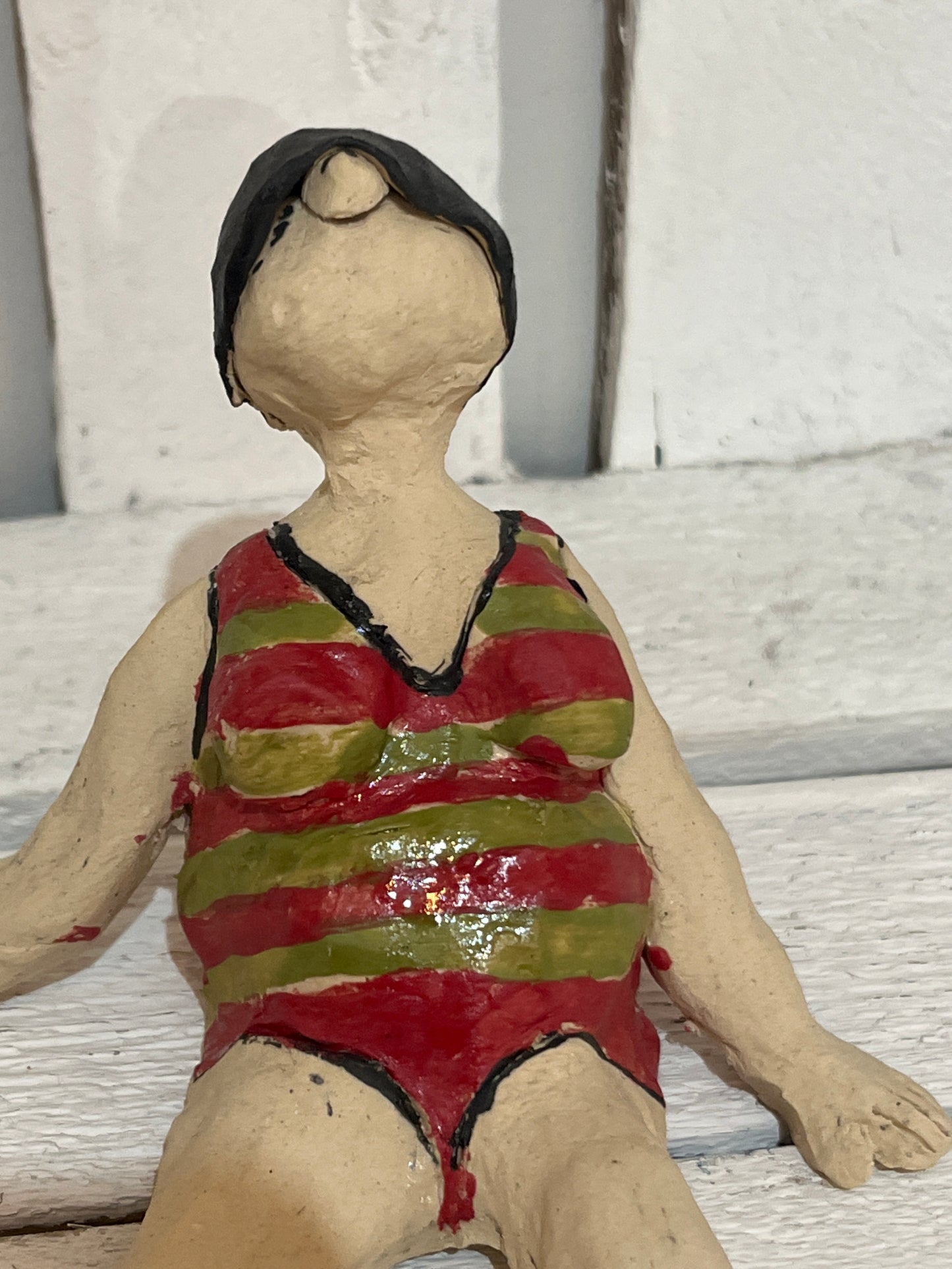 Sitting Swimmer by Helen Jewsbury