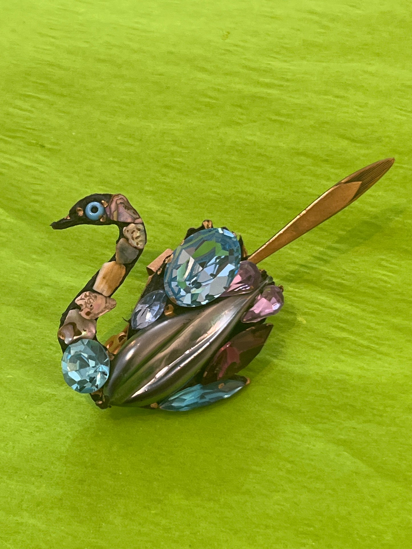 Swan Brooch by Annie Sherborne
