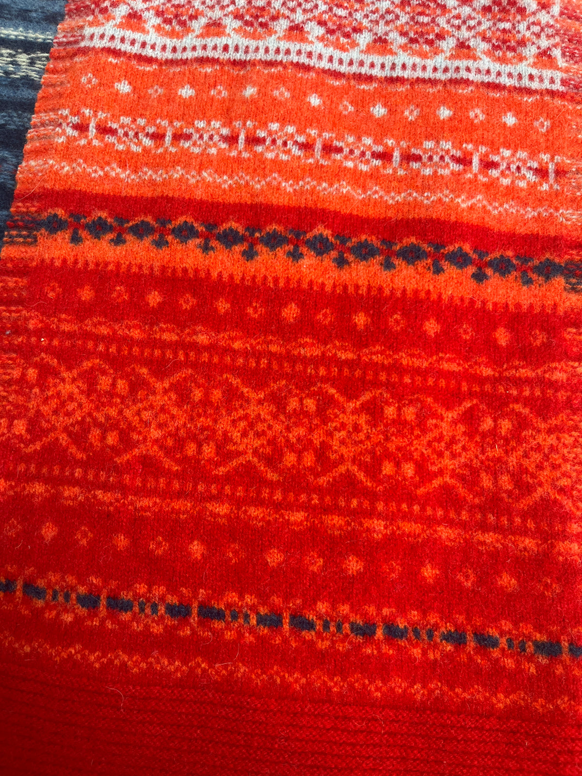 Eribé Alloa Fairisle Scarf Blue- Bella