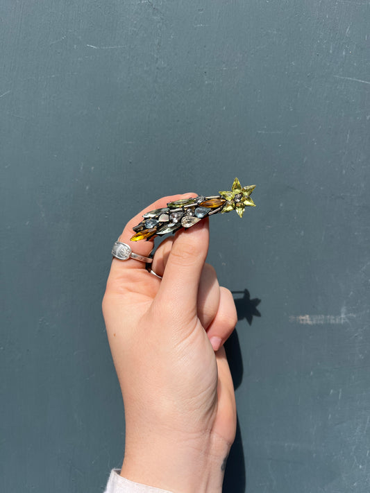 Shooting Star Brooch by Annie Sherborne