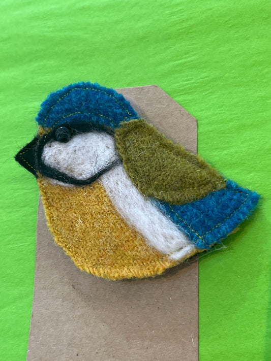 Bluetit Brooch