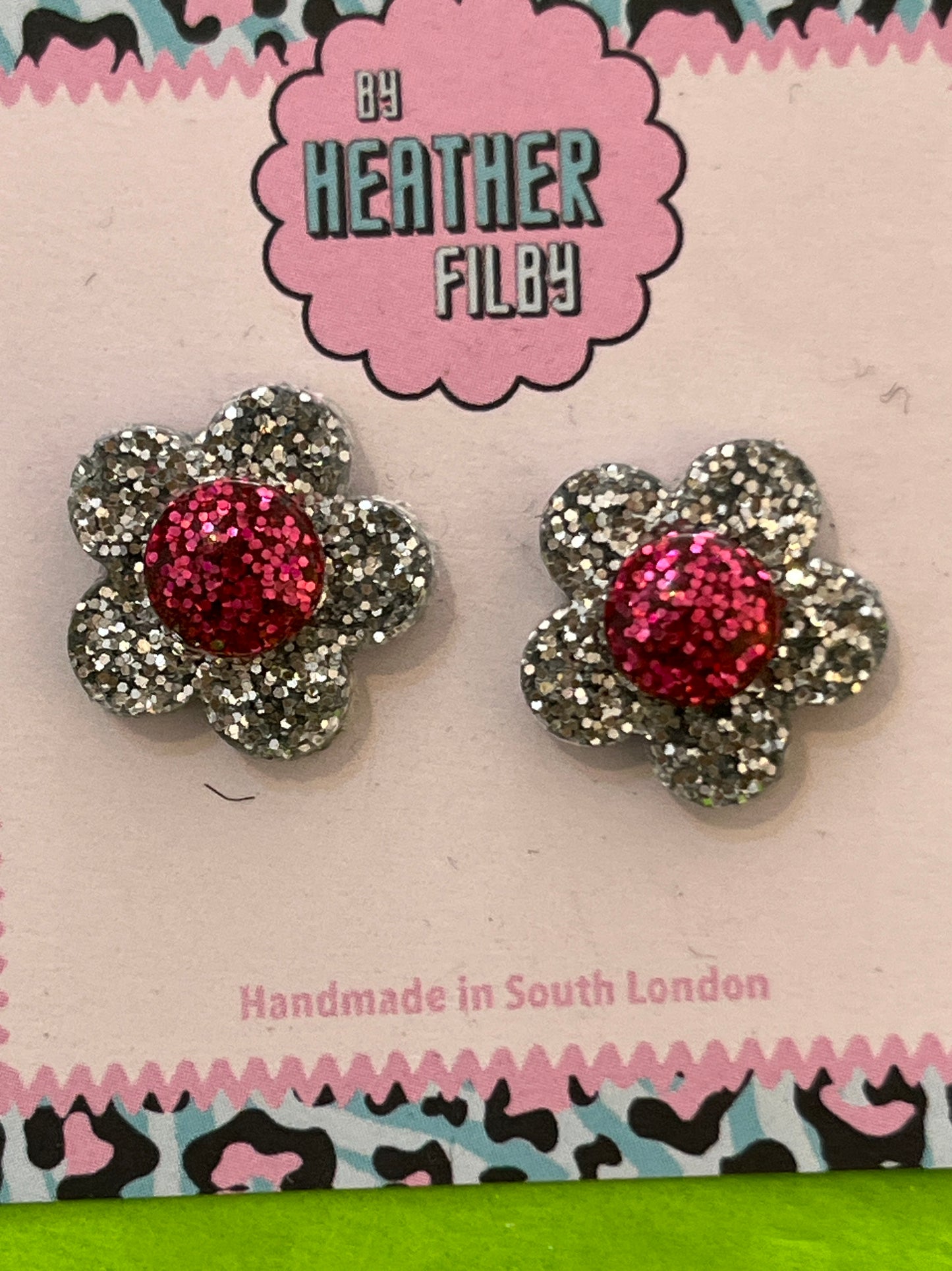 Flower Studs by Heather Filby