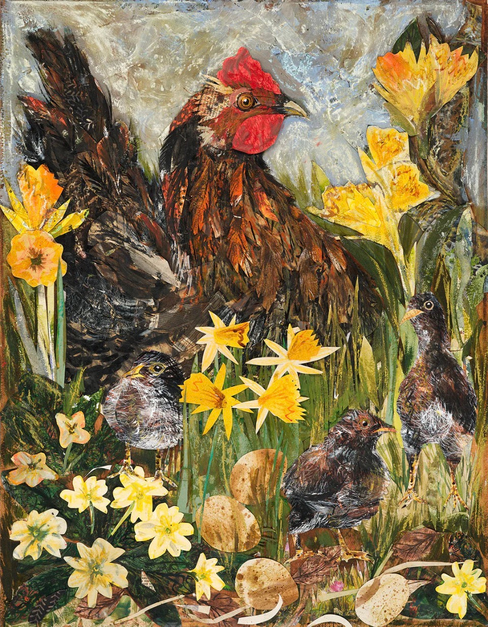 Spring Bantams Fine Art Giclèe Print