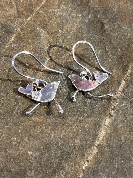 Tiny Running Birds by Caroline Smith