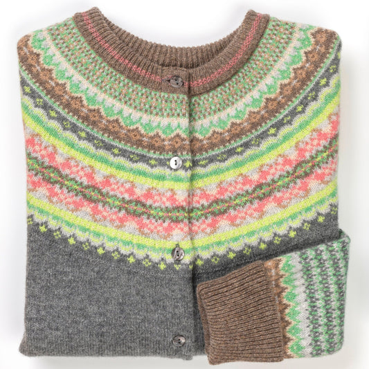 ERIBÉ Women's Alpine Long Cardigan in Tea Rose