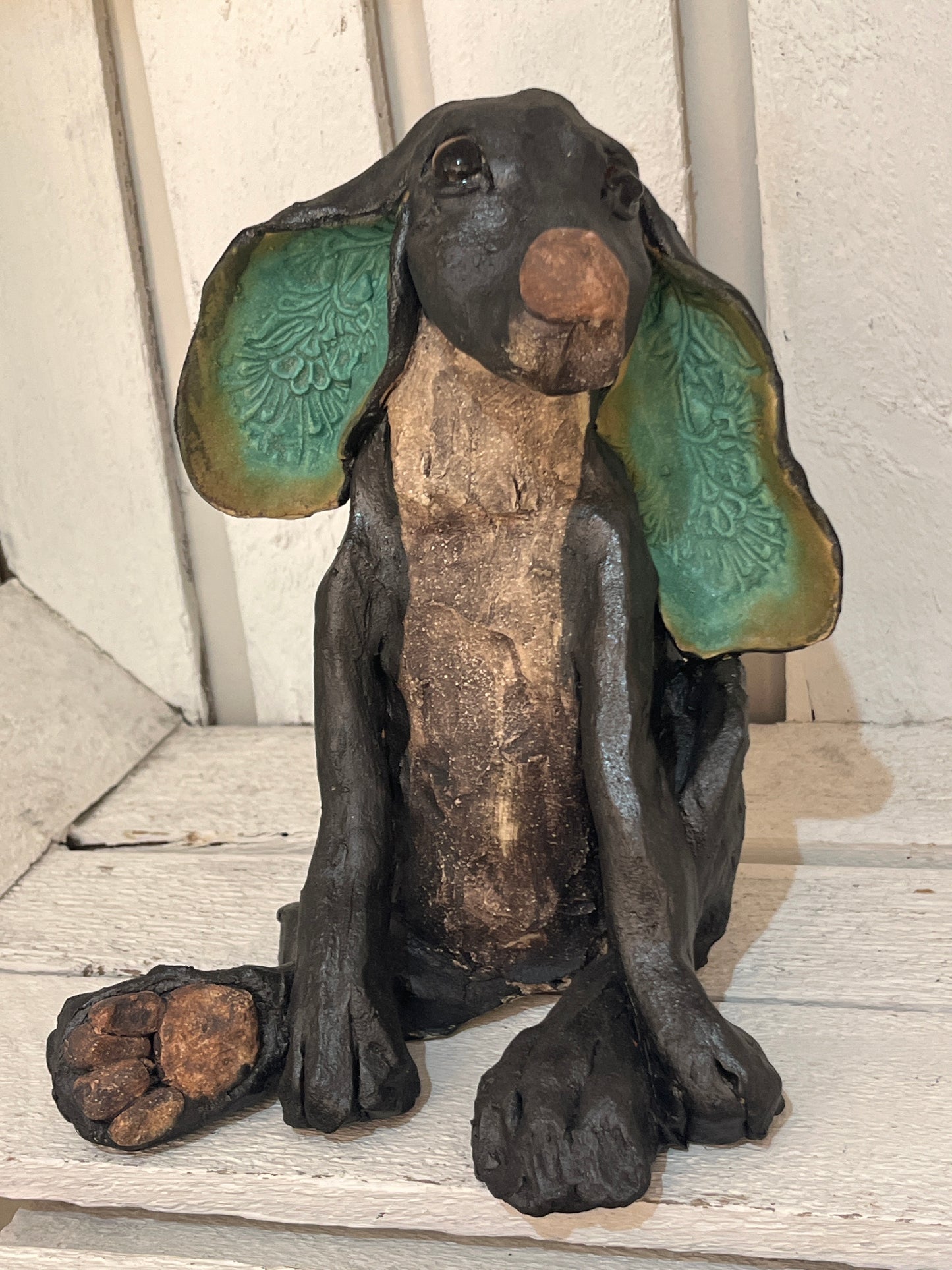 Large Seated Hare by Helen Jewsbury