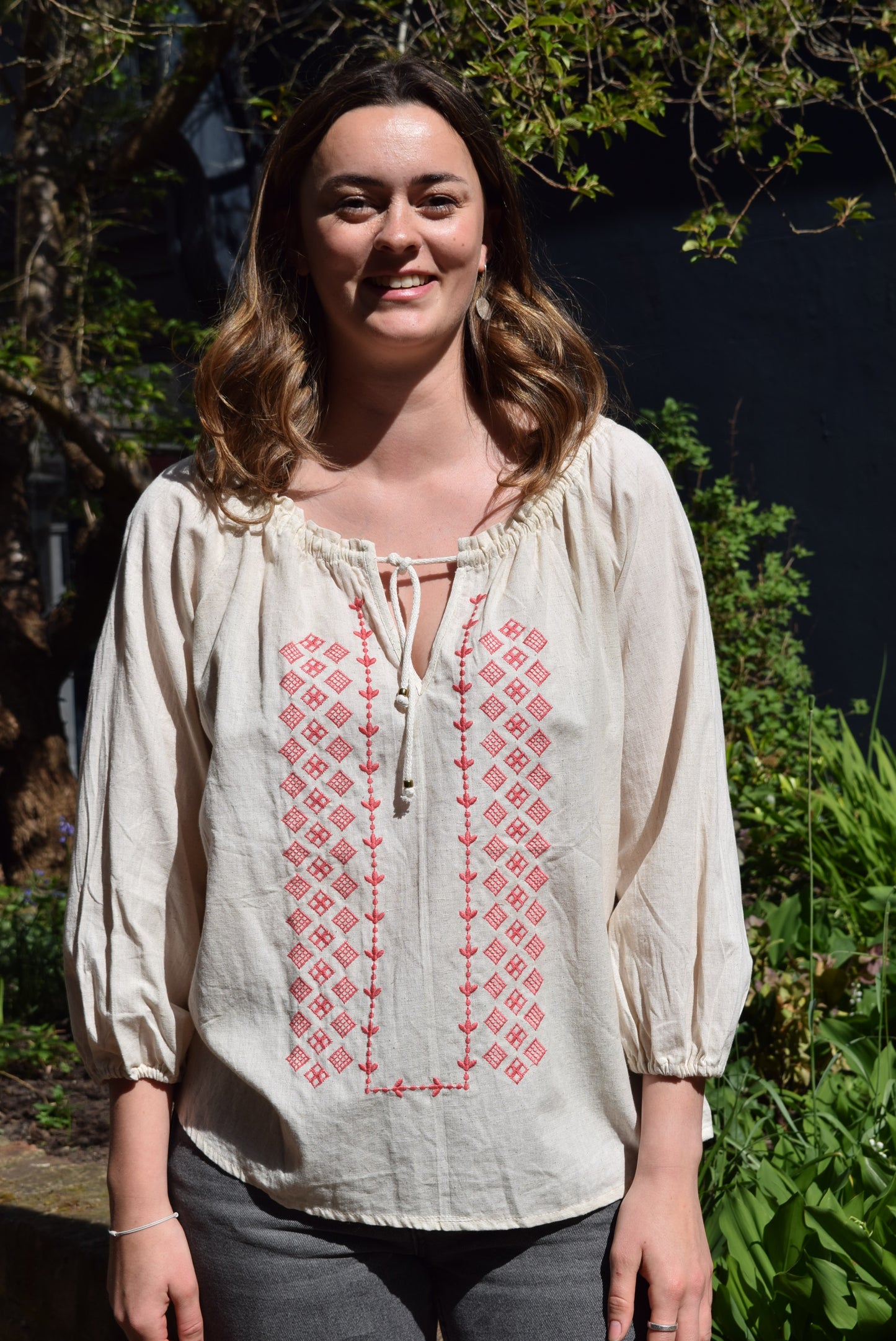 Gabriella Parker Embroidered Blouse