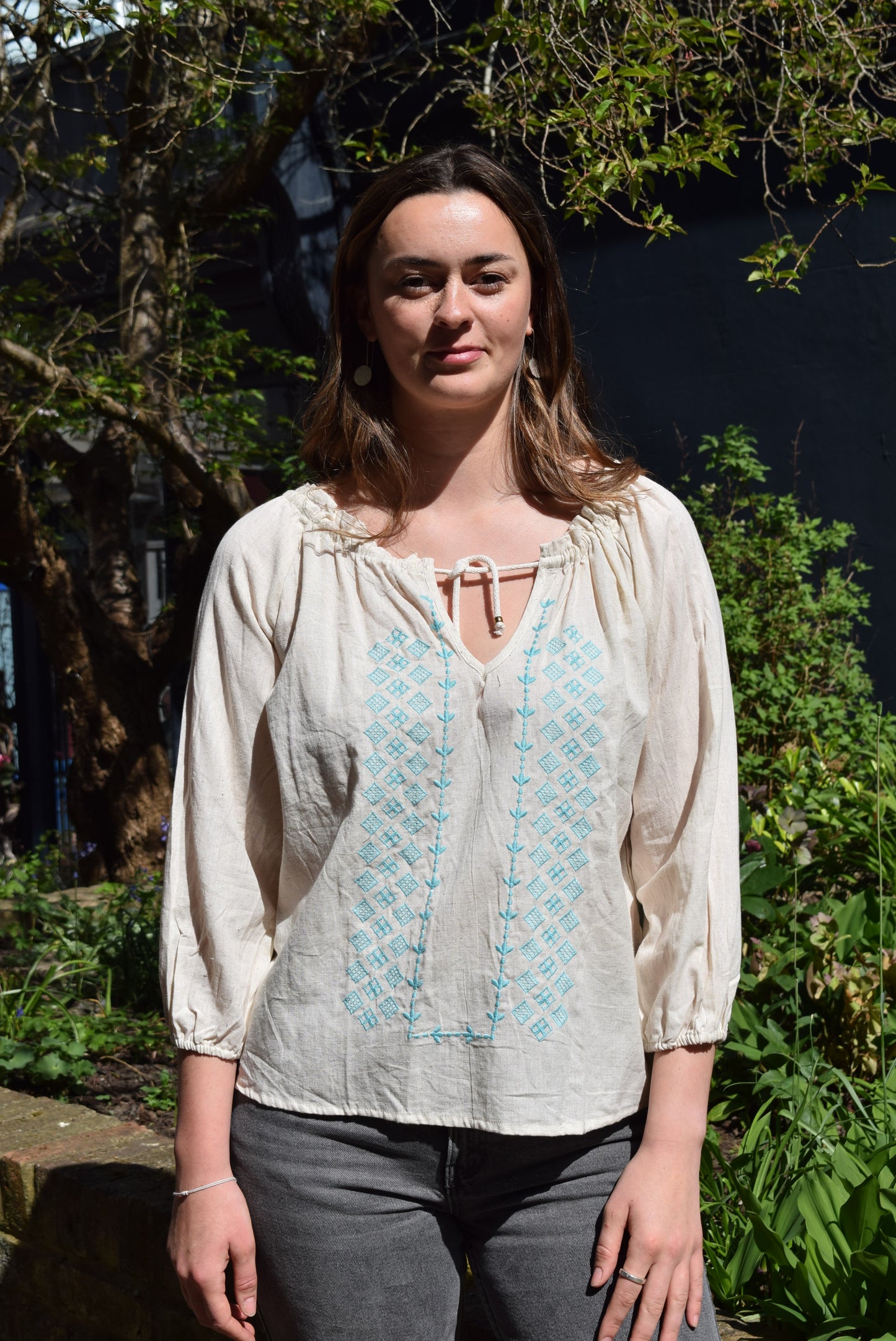 Gabriella Parker Embroidered Blouse