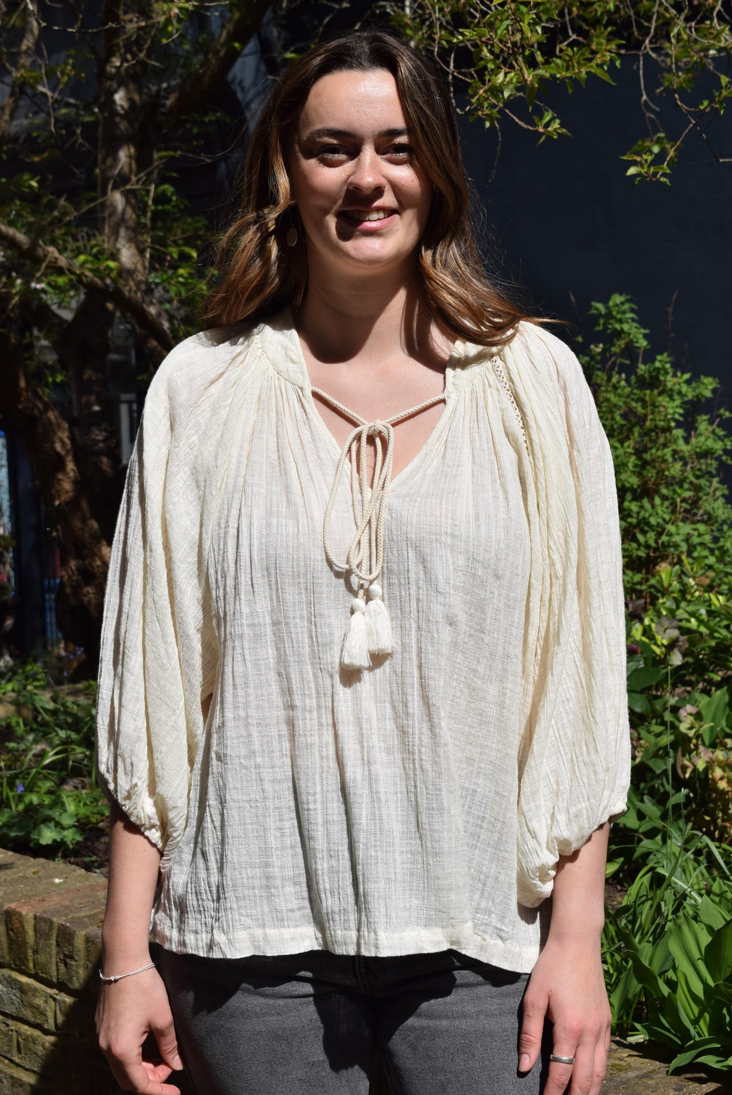 Gabriella Parker Balloon Sleeve Blouse