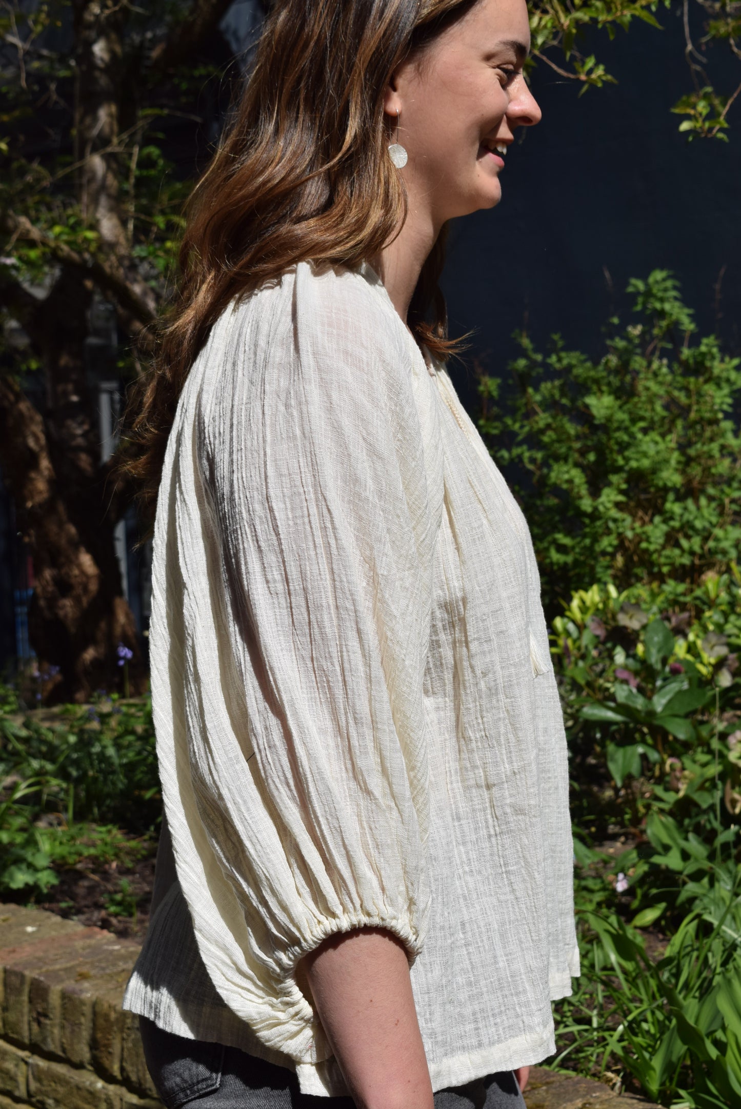 Gabriella Parker Balloon Sleeve Blouse