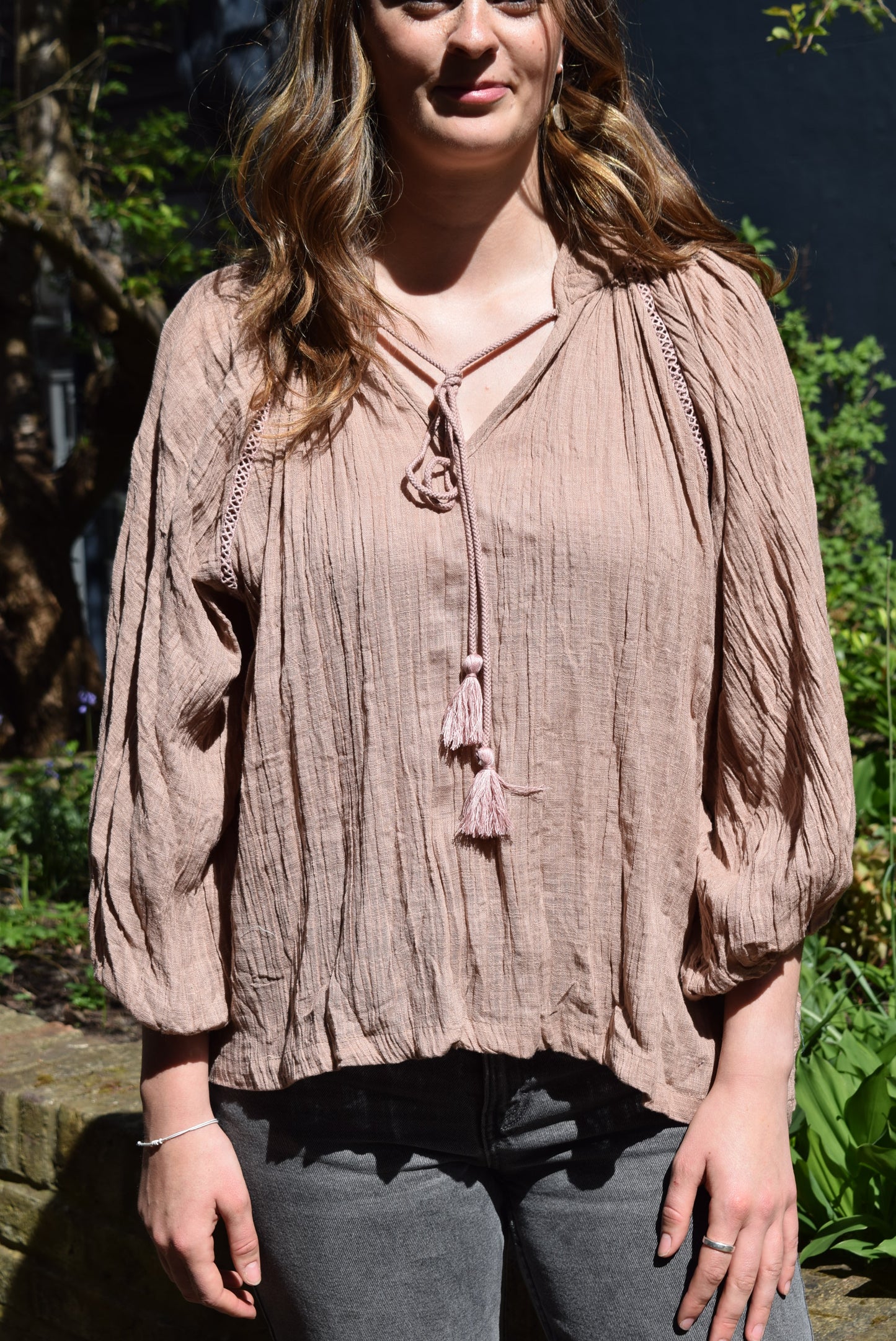 Gabriella Parker Balloon Sleeve Blouse