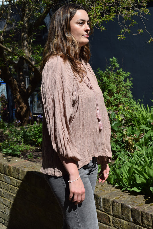 Gabriella Parker Balloon Sleeve Blouse