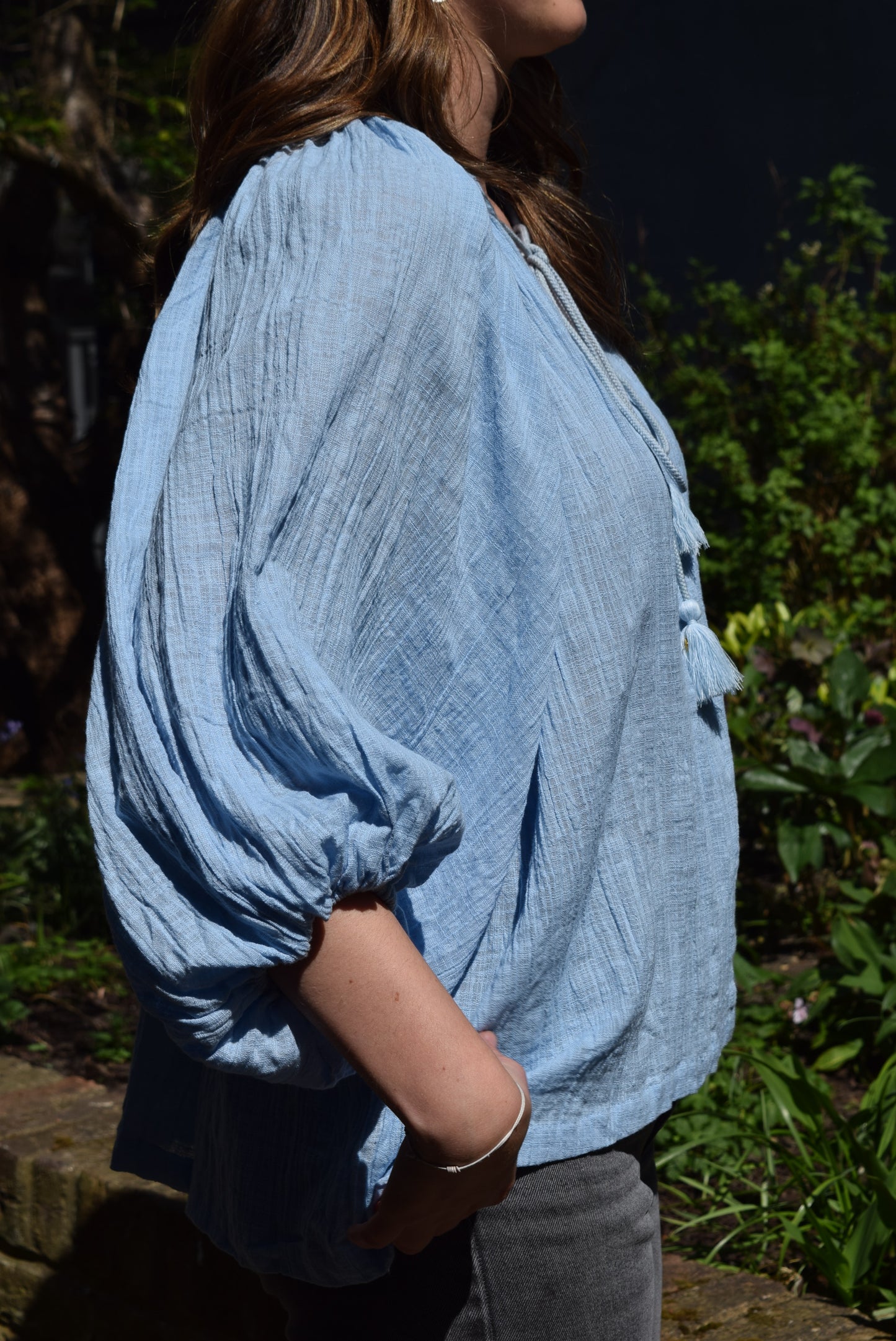 Gabriella Parker Balloon Sleeve Blouse