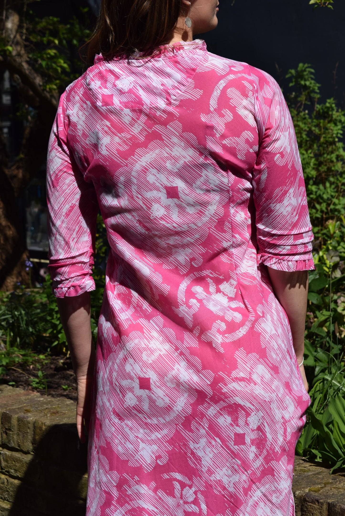 One Season Long Poppy Pink Ikat