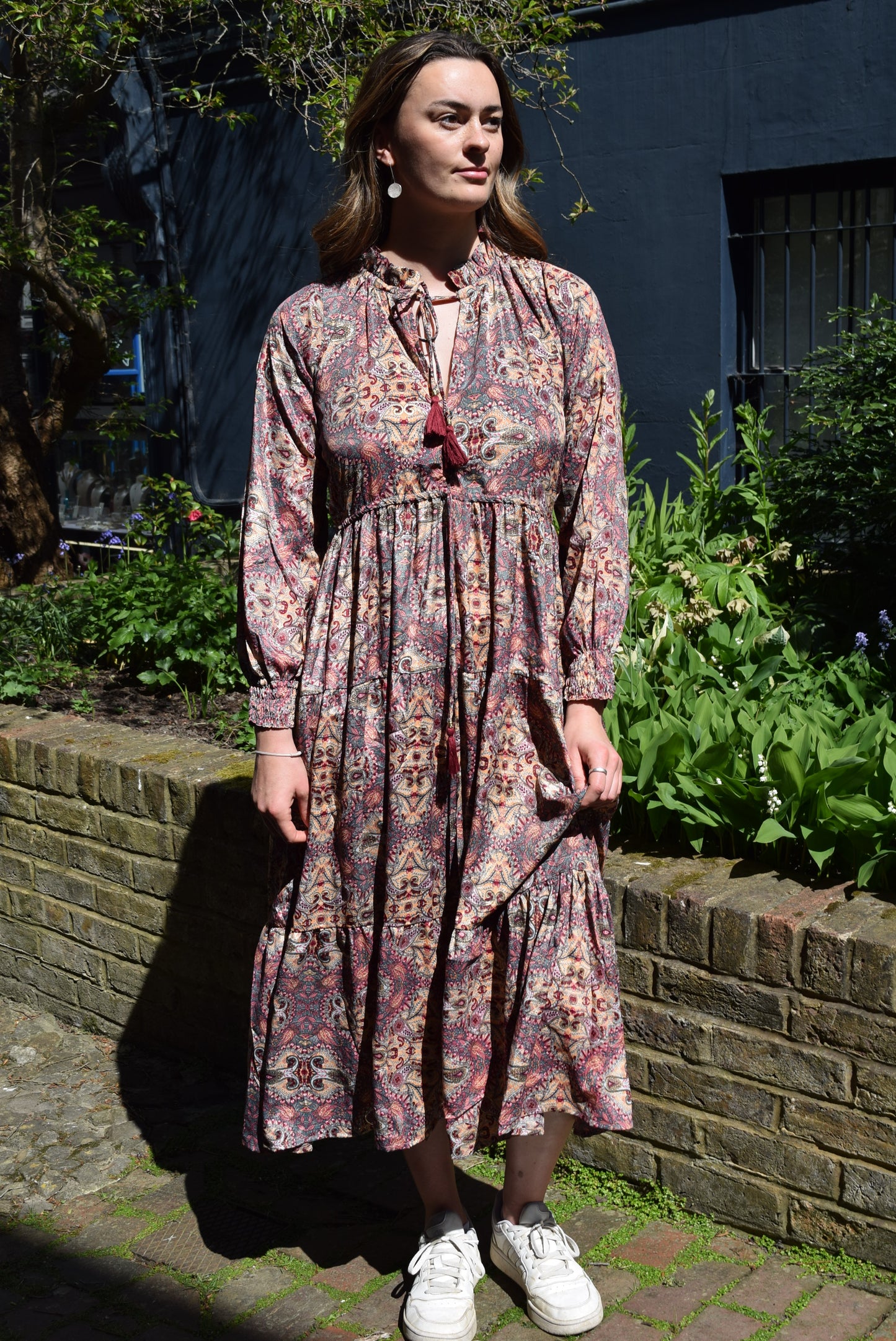 Gabriella Parker Pink Floral Maxi Dress