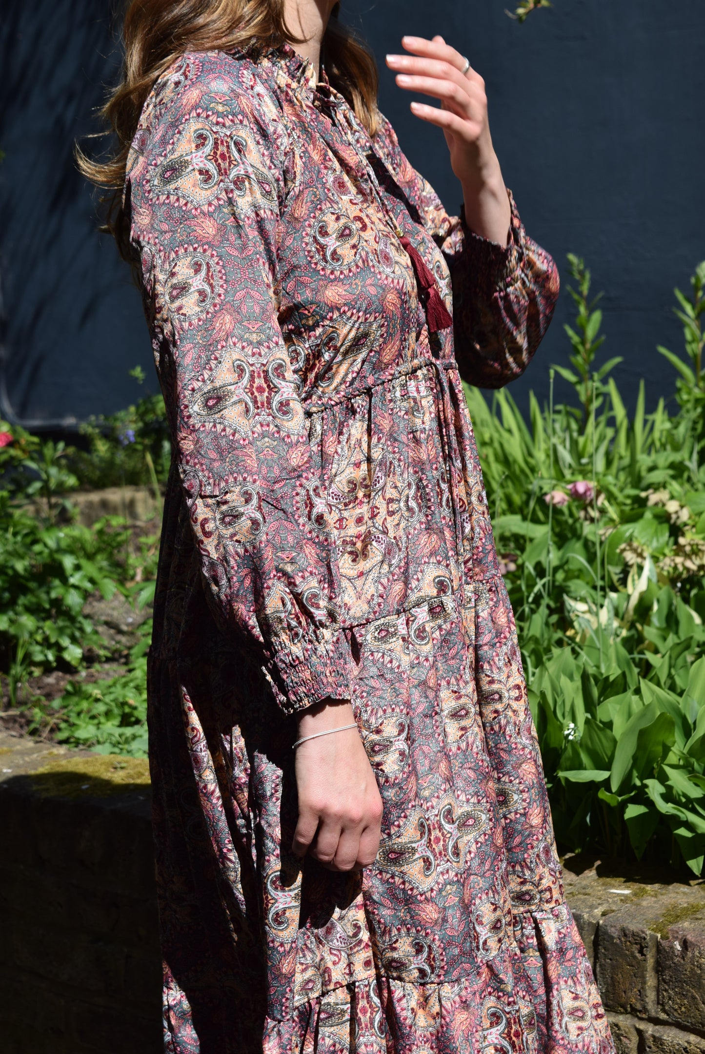 Gabriella Parker Pink Floral Maxi Dress