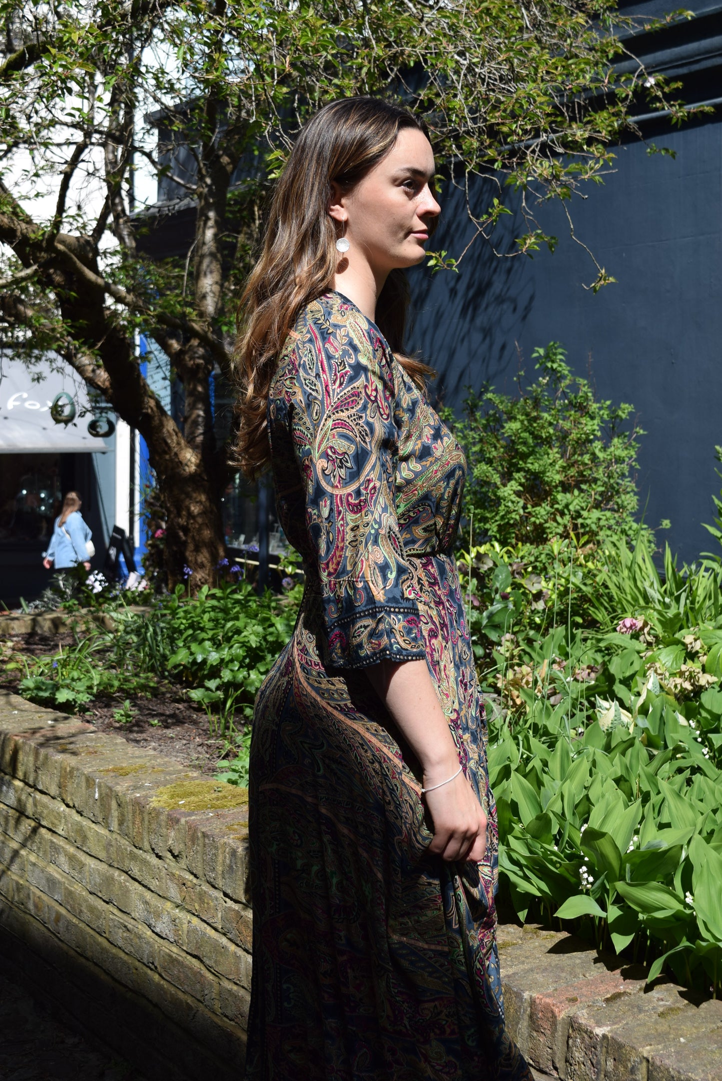 Gabriella Parker 3/4 length sleeve Midi Dress