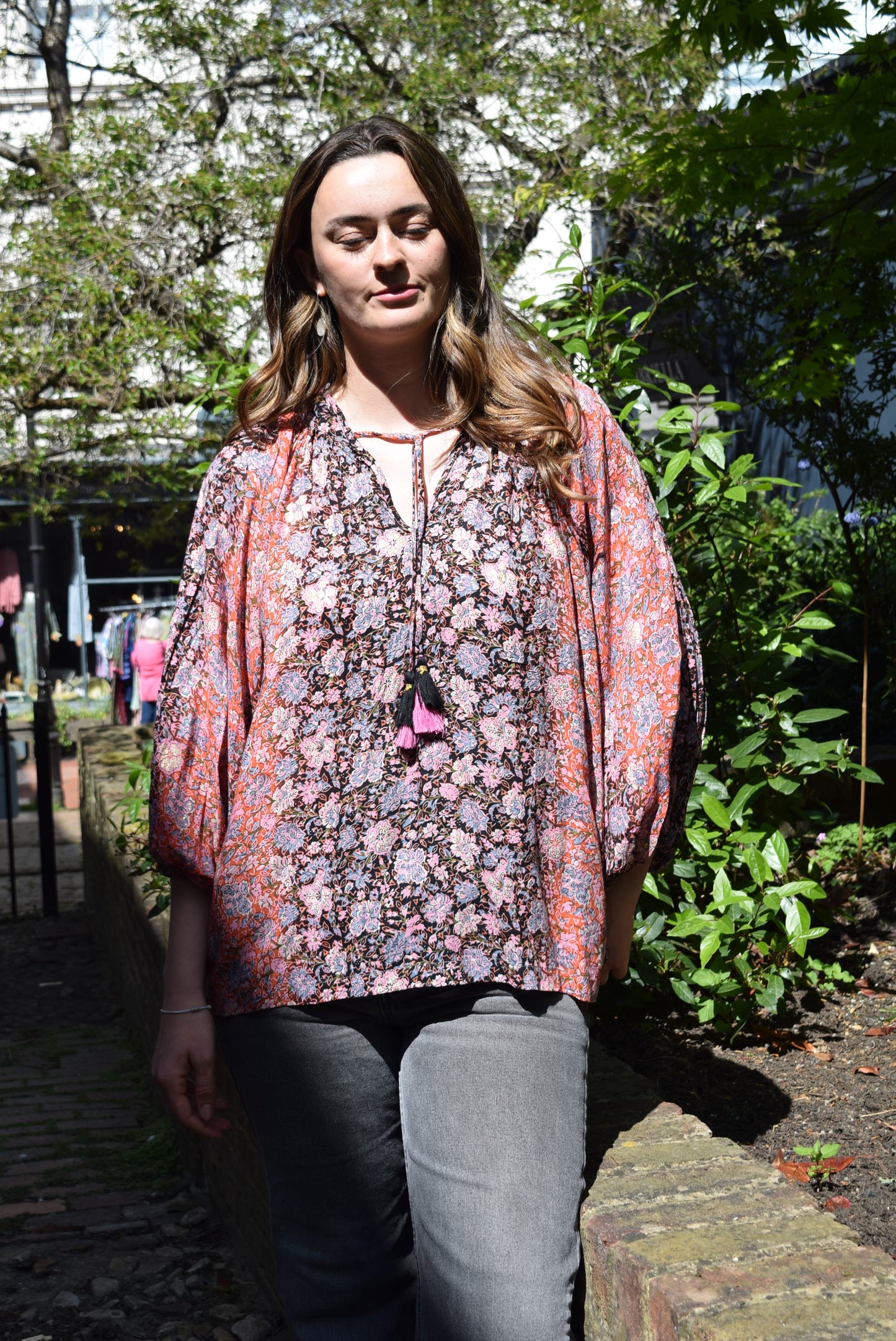 Gabriella Parker Pink Floral Blouse