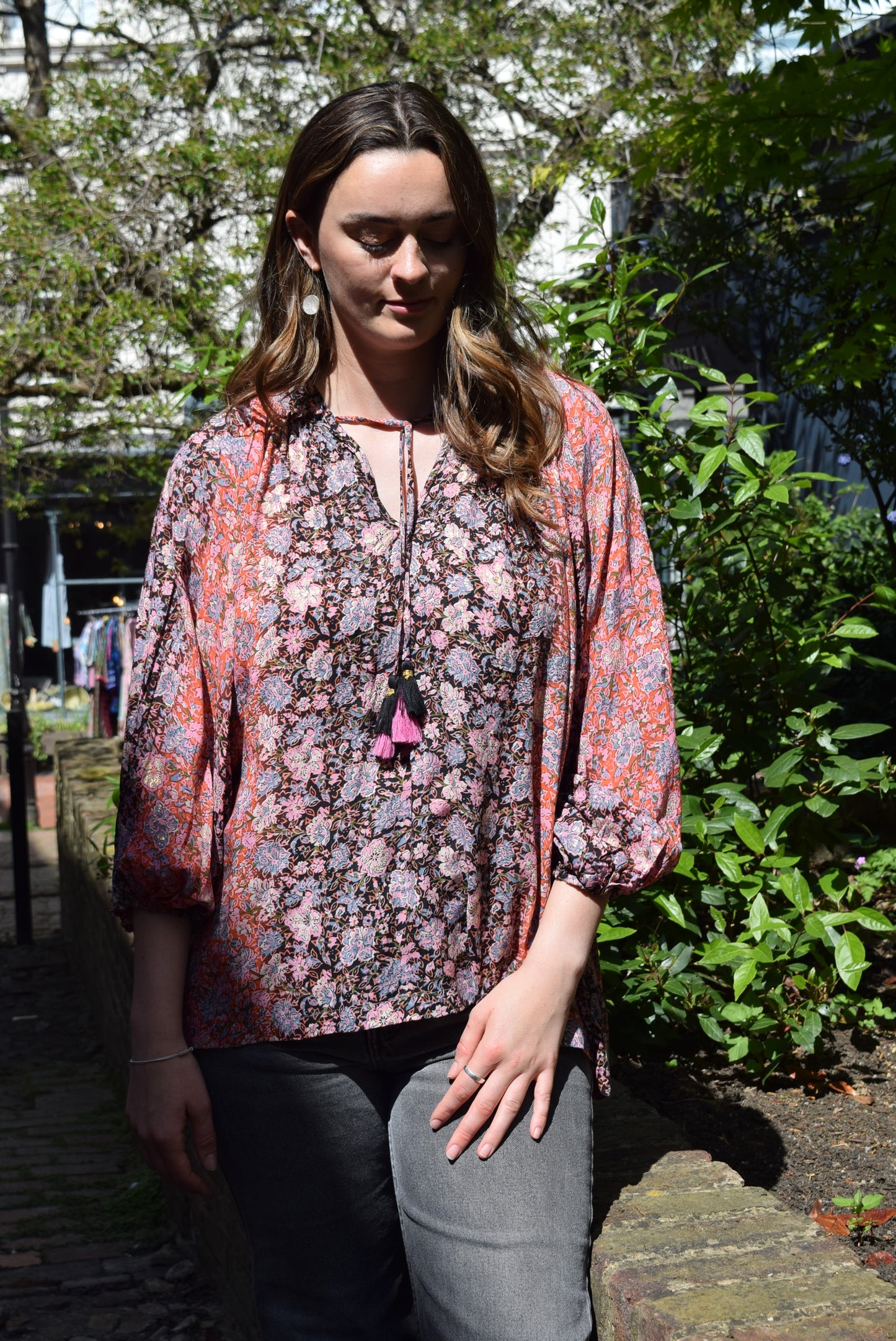 Gabriella Parker Pink Floral Blouse