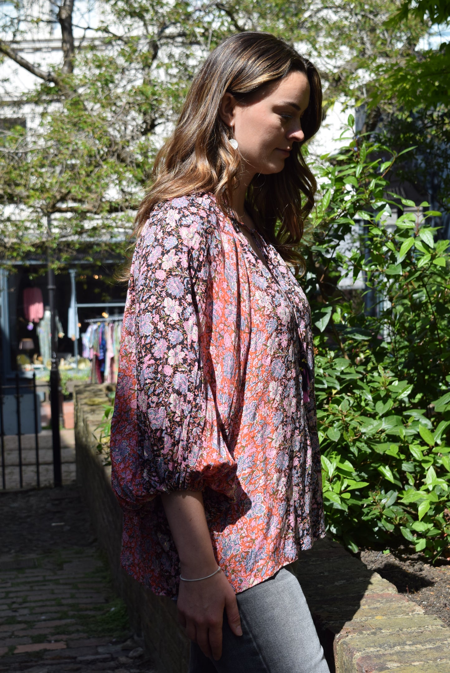 Gabriella Parker Pink Floral Blouse