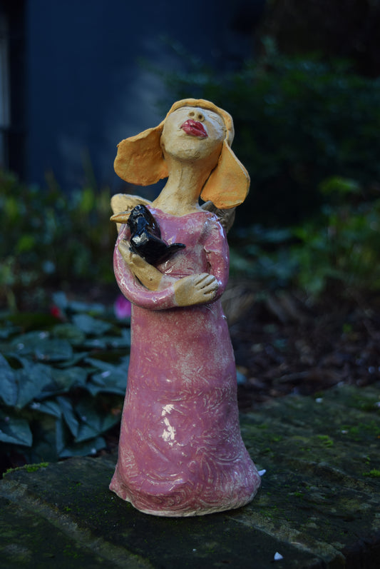 Helen Jewsbury Pink Angel Ornament