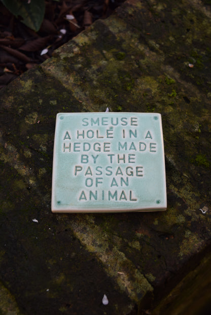Dodhurst Ceramics Quote Coasters