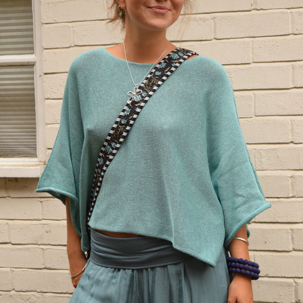 Cadenza Cotton Blend Tunic Top