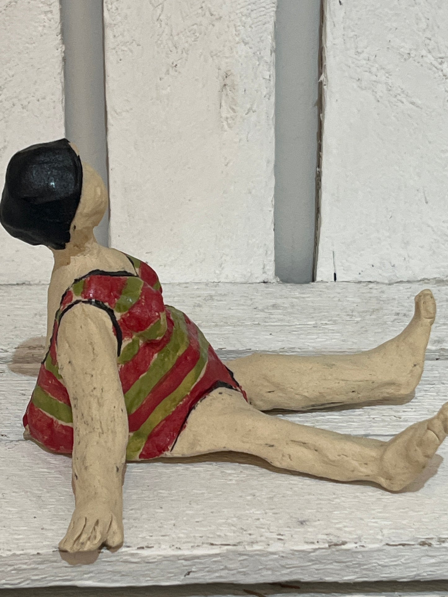 Sitting Swimmer by Helen Jewsbury