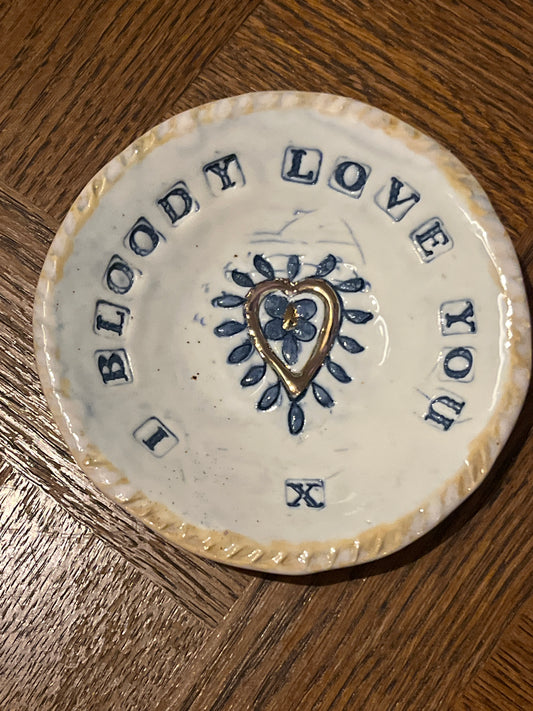 I Bloody Love You Dish by Jane Tyler
