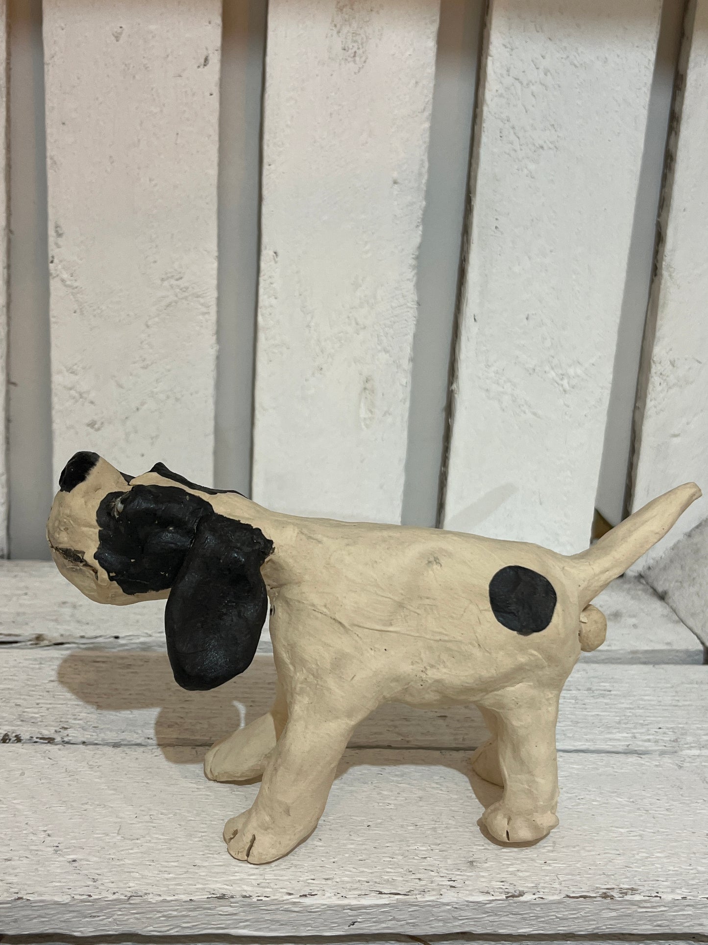 Small Black and White Dog by Helen Jewsbury