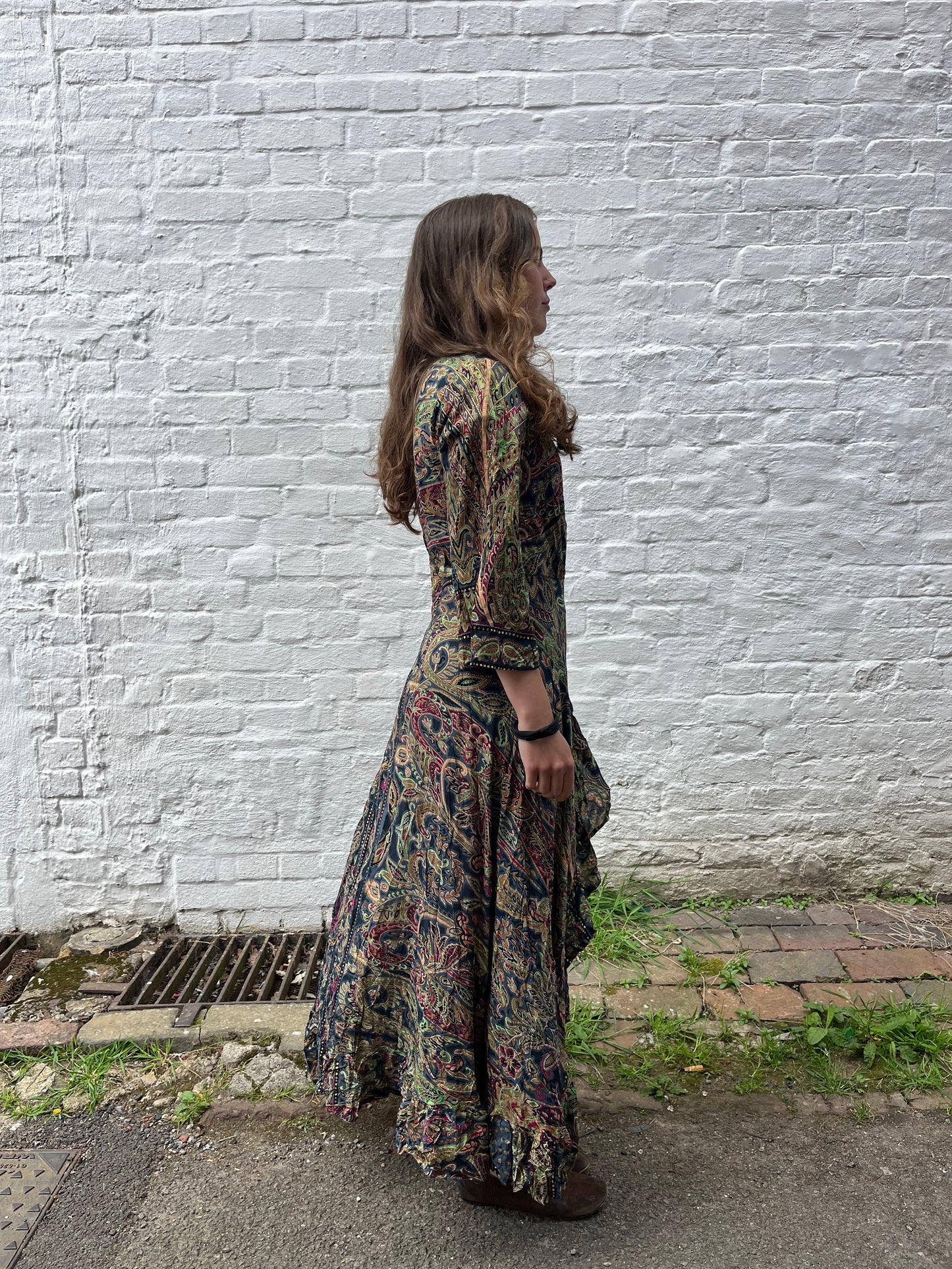 Black Floral Maxi Dress