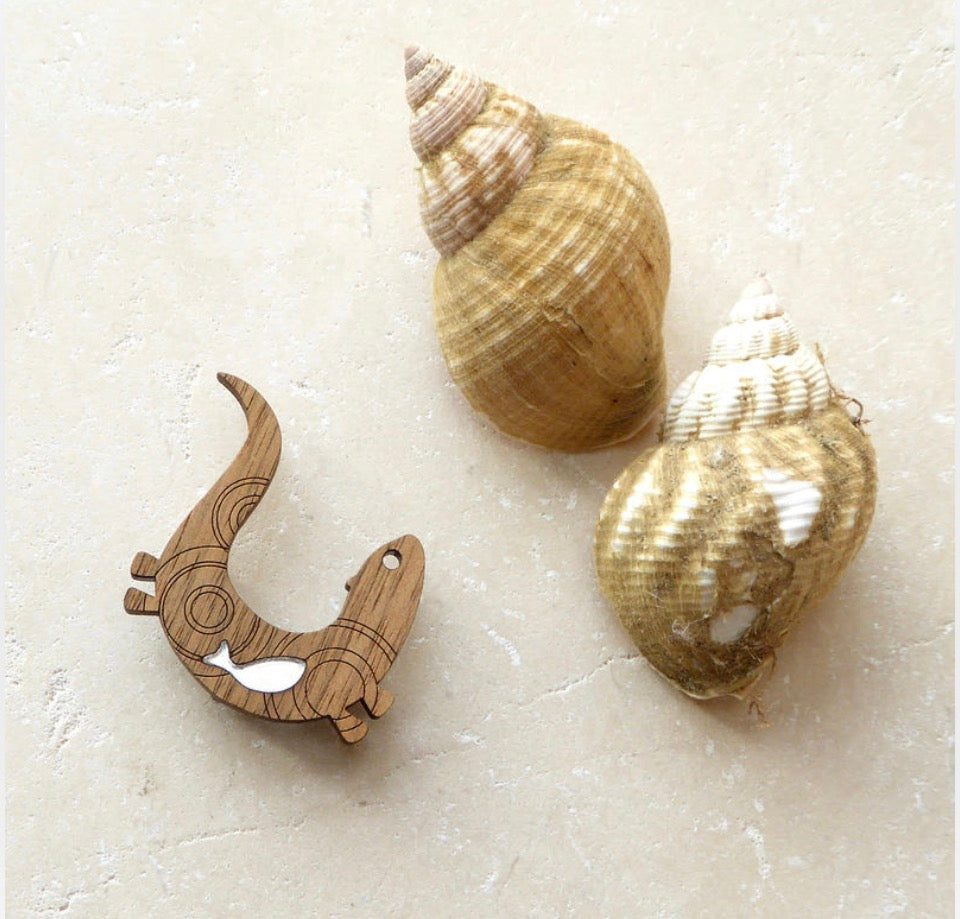 Otter Brooch