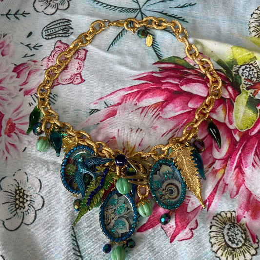 Amazing Diana Wilson Arcana Necklace  -Blue