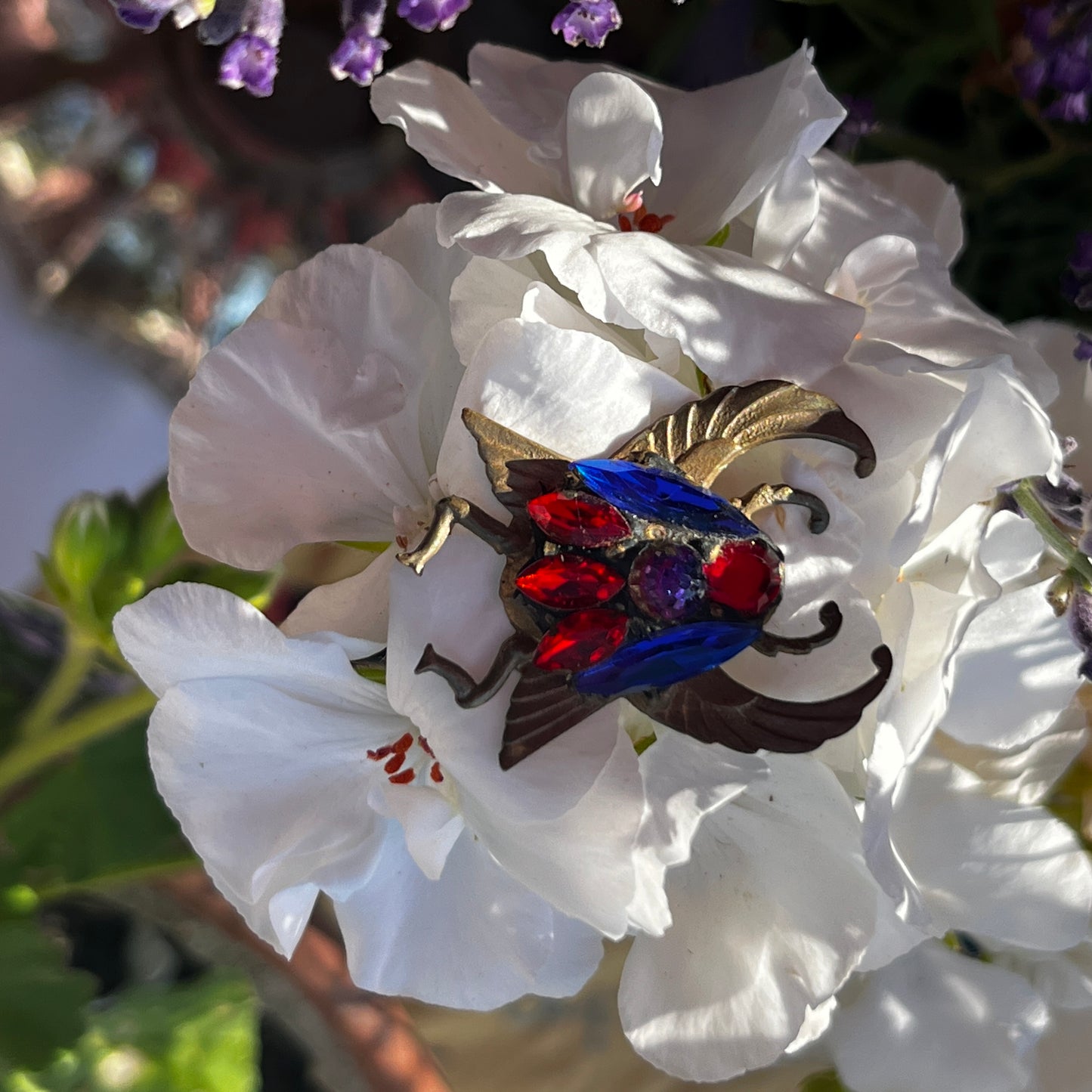 Scarab Brooch by Annie Sherborne