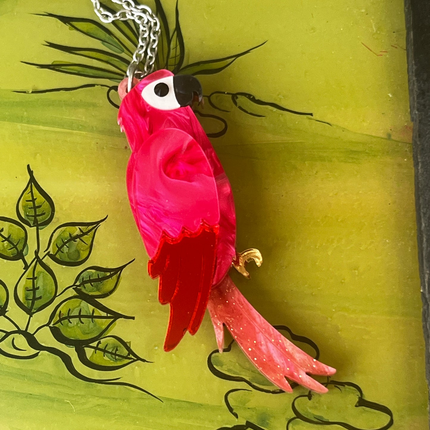Parrot Pendant Necklace