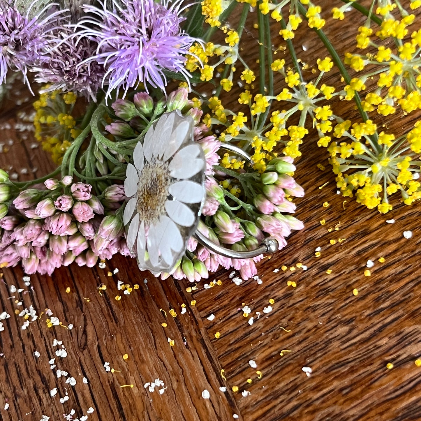 Sterling Silver Daisy Ring