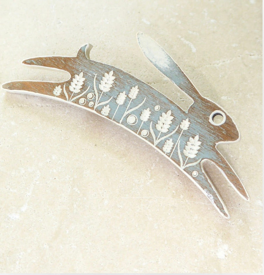 Small Hare - Duck Egg Blue