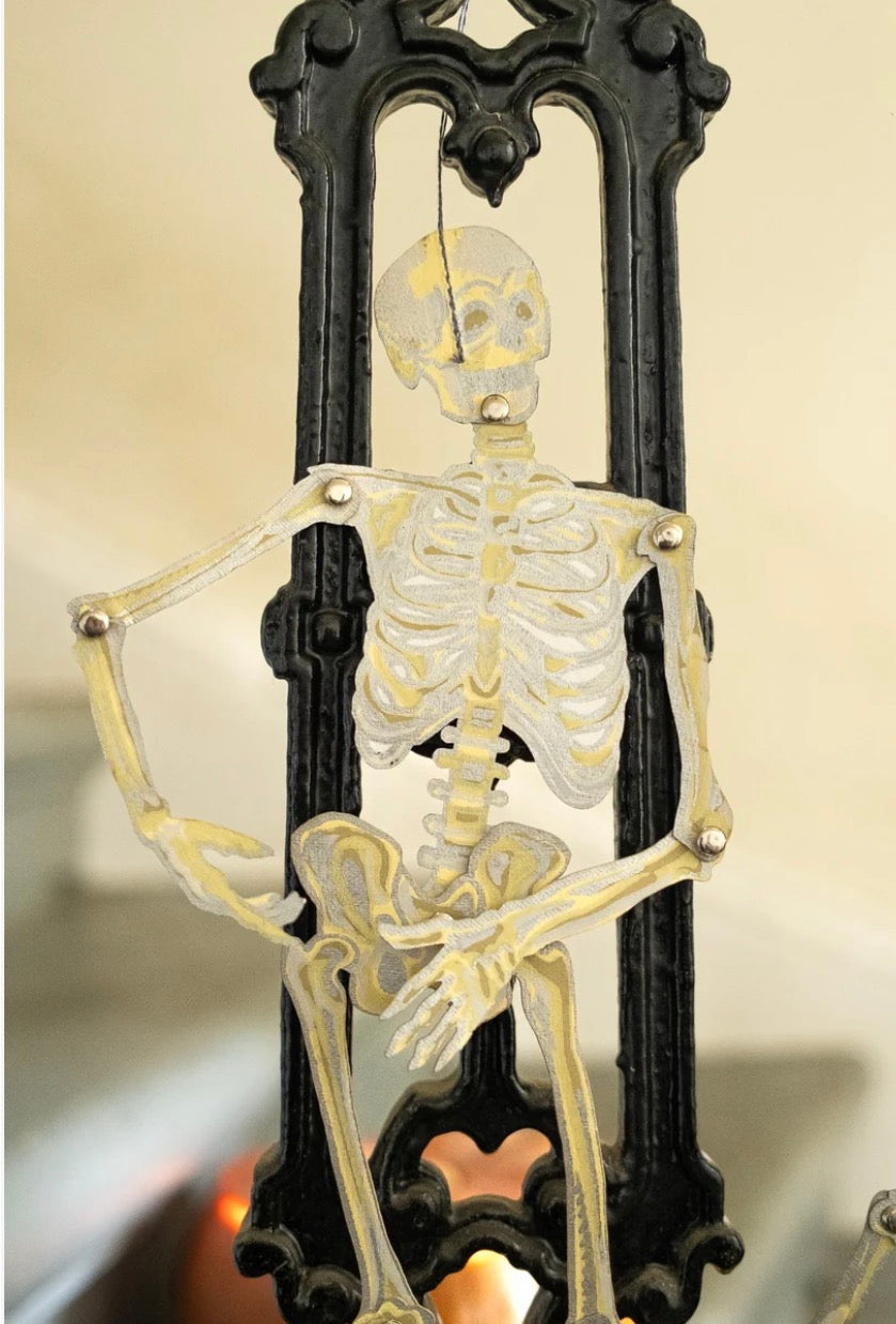 Dancing Skeletons Paper Ornaments