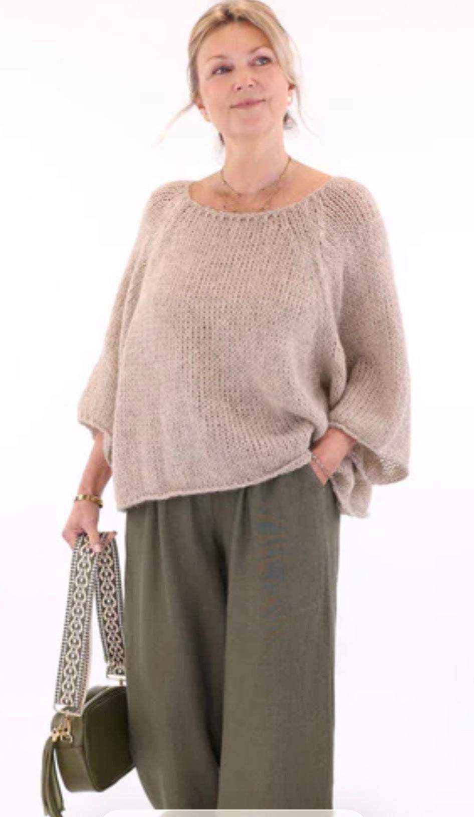 Cadenza Alpaca Blend Swing Jumper