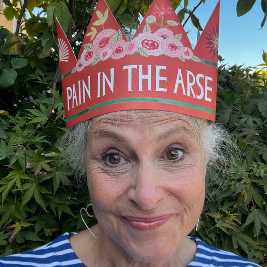 Pain in the Arse Party Hat Greeting Card