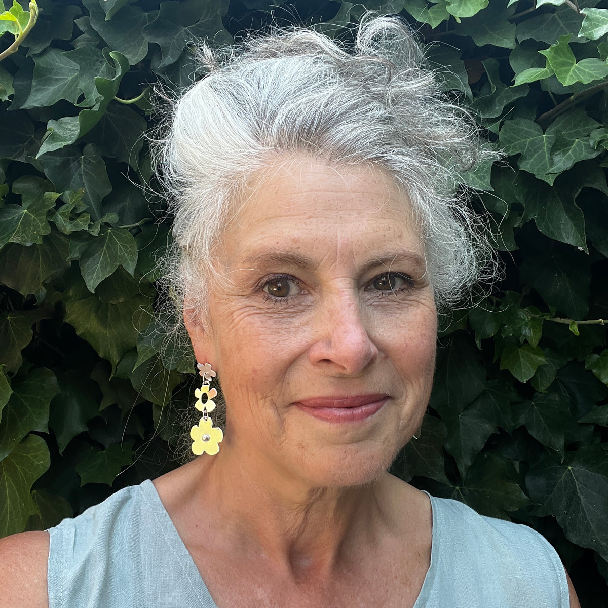Triple Flower Earrings