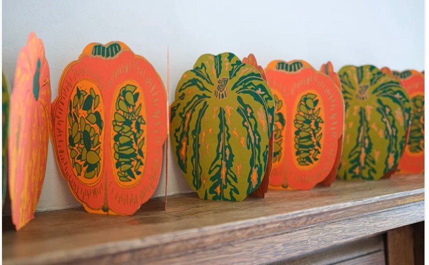 Pumpkins Concertina Garland