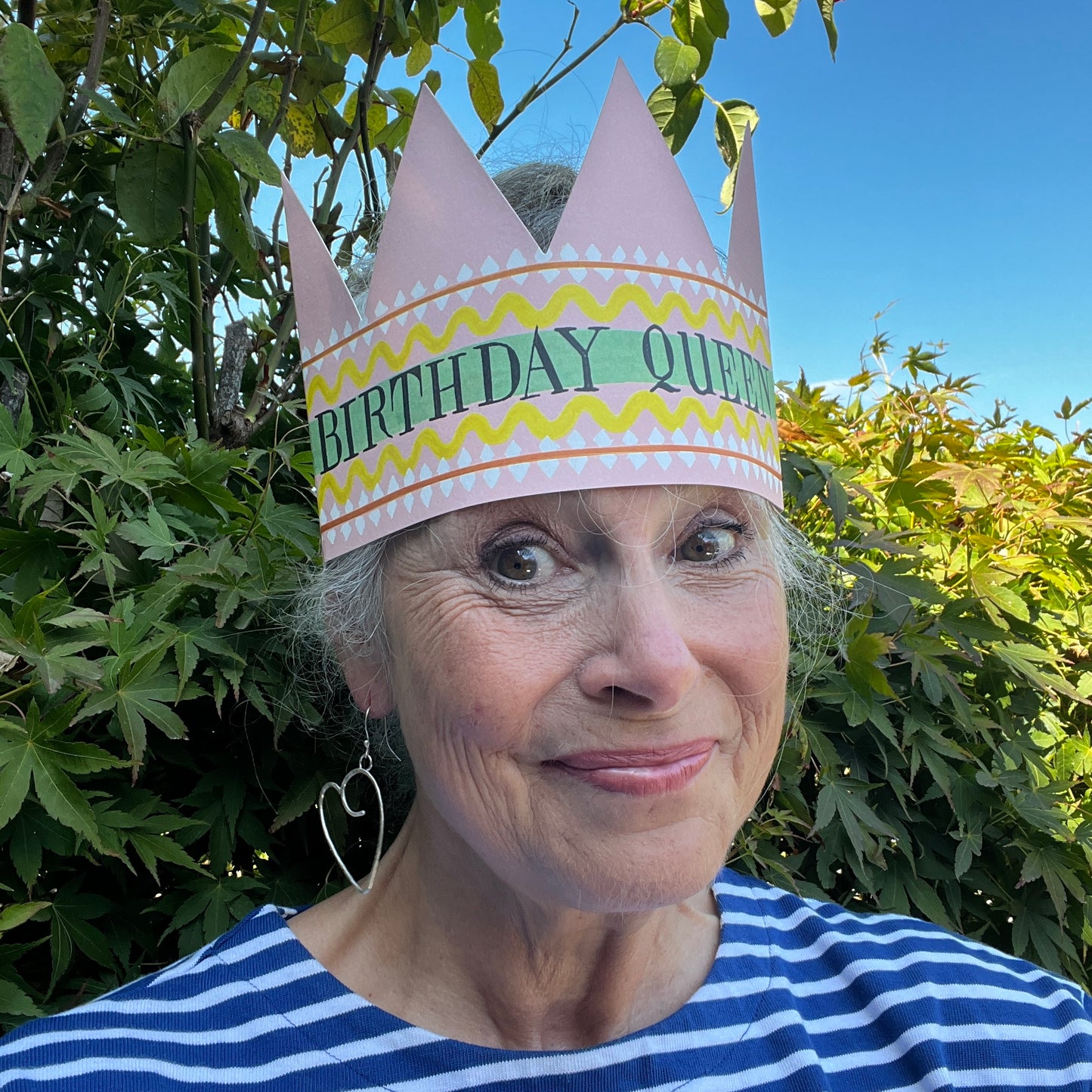 Birthday Queen Party Hat Greeting Card
